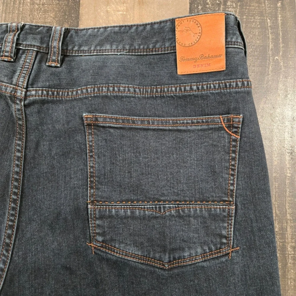 Tommy Bahama Sand Drifter Authentic Dark Wash Jeans Mens 42x30 Indigo Straight